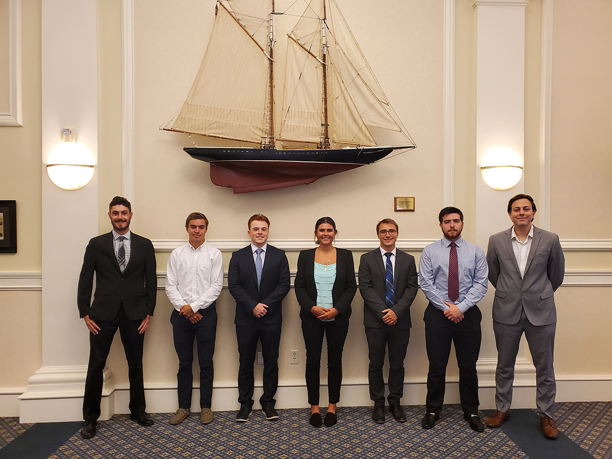 2022 Salem Five Interns in our Community Room