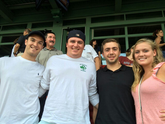 Salem Five interns at 2015 Red Sox game