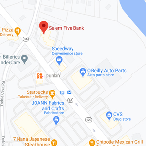 Salem Five Bank 188 Boston Rd Billerica MA Salem Five Bank 188 Boston Rd Billerica MA Map