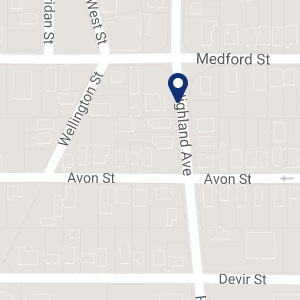 Salem Five Bank 90 Highland Ave Malden MA Map